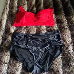 Torrid bikini set top size 2 bottoms are a 3
